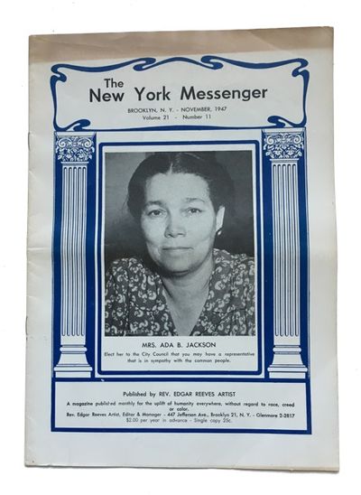 The New York Messenger, Vol. 21, No. 11 (November 1947)