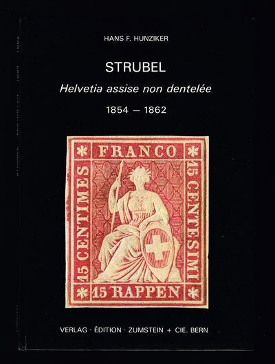 Strubel. Helvetia assise non dentelée 1854-1862.
