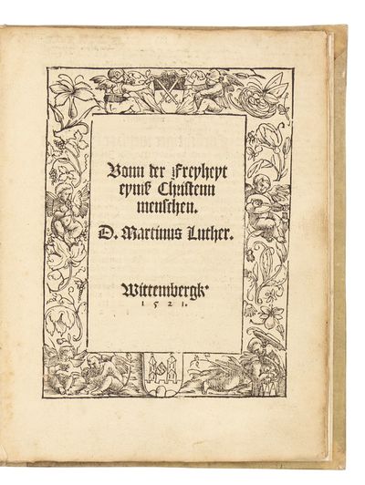 Vonn der Freyheyt eyniß Christennmenschen