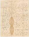 The Only Abraham Lincoln Letter to his Fianc�e Mary Owens Still in Private Hands - Long on Politics, Short on Love