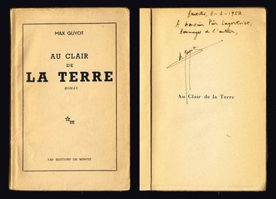 Au clair de la terre. Roman.