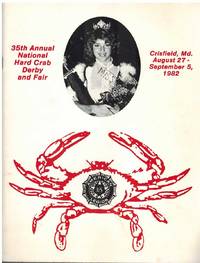 cover of 35TH ANNUAL NATIONAL HARD CRAB DERBY AND FAIR Crisfield, Md. , August 27 - September 5, 1982