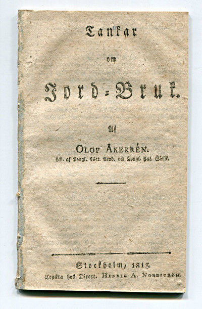 Tankar om jord-bruk.