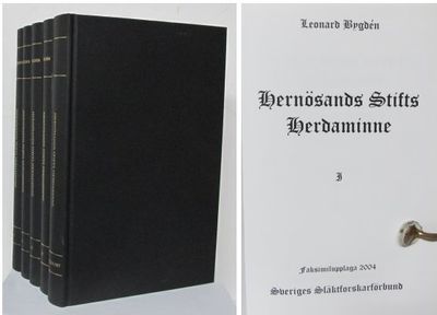 Hernösands stifts herdaminne. I-IV + Supplement.…