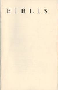 Biblis 1971. Årsbok utgiven av föreningen för…