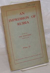 image of An Impression of Russia; Reprinted from The Economist November 1st, 1930