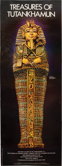 Treasures of Tutankhamun (Original poster from the 1976 exhibition, miniature coffin variant)