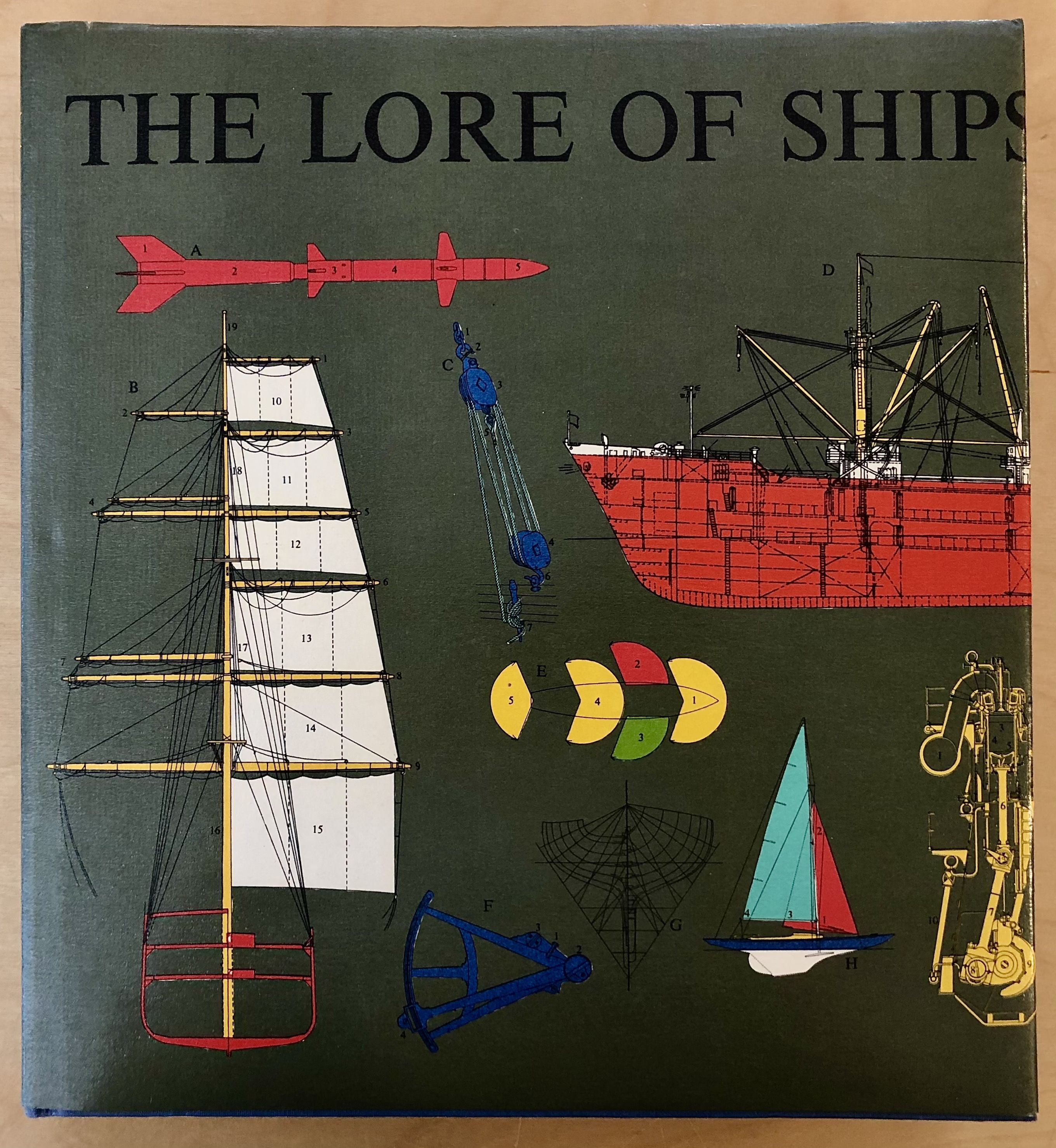 The Lore of Ships by Tryckare, Tre | Blue boards with gilt