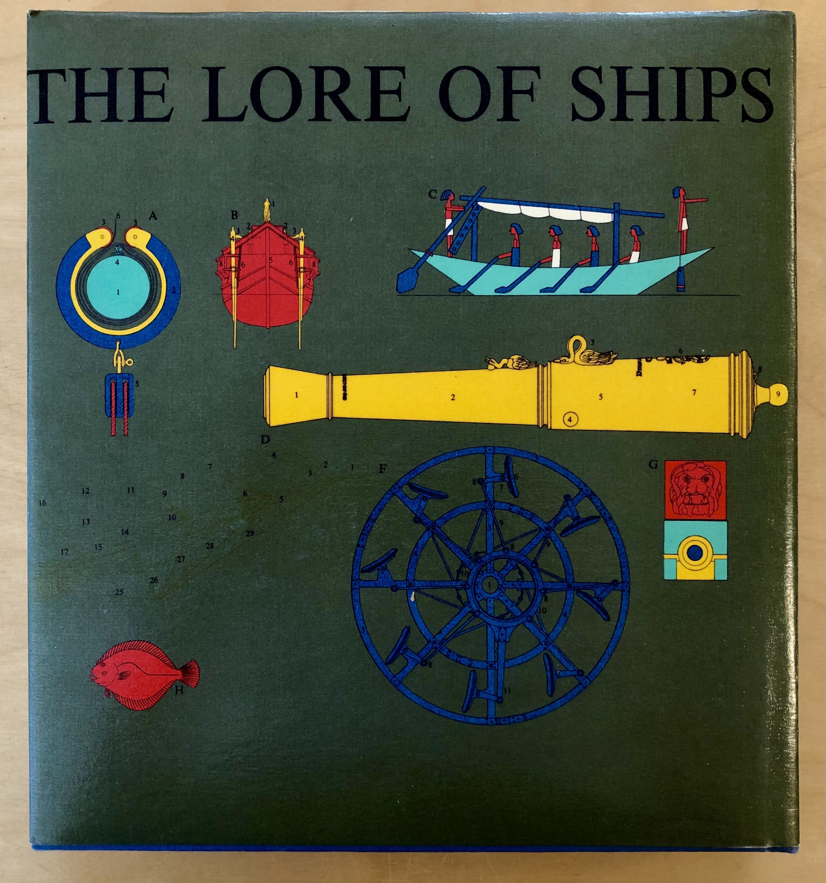 The Lore of Ships by Tryckare, Tre | Blue boards with gilt