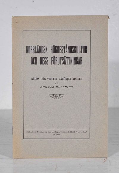 Norrländsk högreståndskultur och dess…