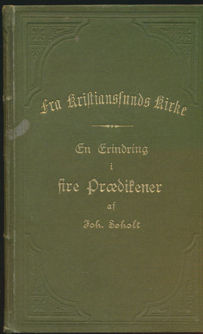 fra Kristiansunds kirke. En Erindring i fire…