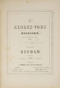 Les Rendez-Vous Bourgeois, Opéra comique en un acte, Paroles de Mr. Hoffmann ... Partition Piano...