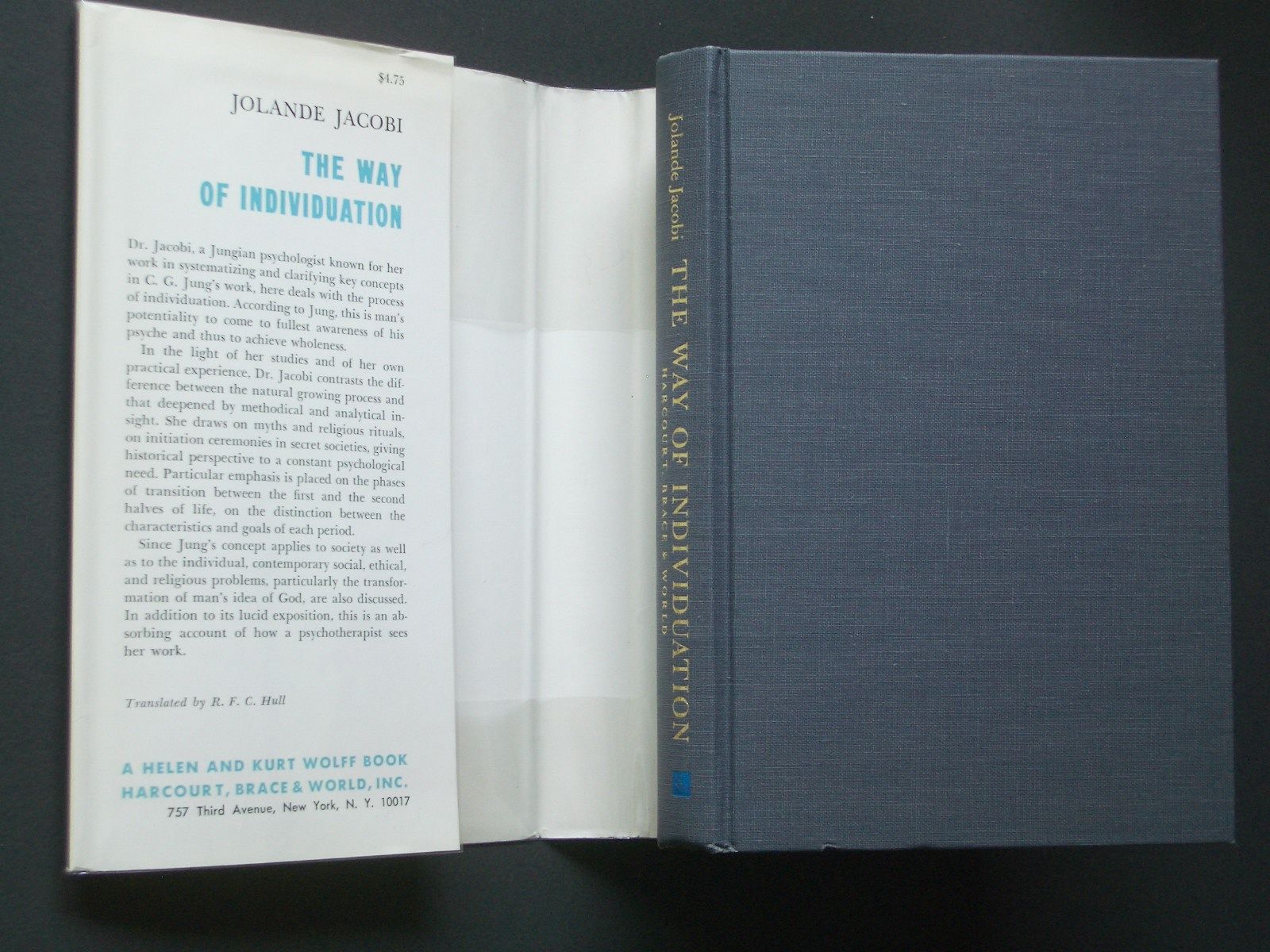 ῥὖἠ安心ローリスク設計Ὄᾖᾏ The Way of Individuation by Jacobi, Jolande; translated by