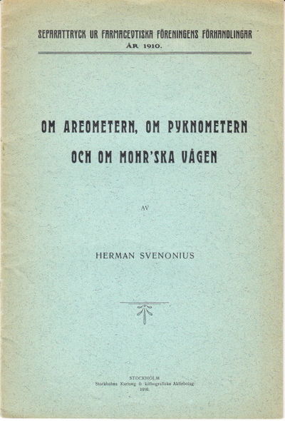 Om aerometern, om pyknometern och om Mohr’ska…