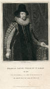 Viscount St. Alban. Engraved Portrait by J. Cochran after Van Somer