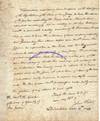 Contemporary Copy Of A Letter By American Steamboat Inventor John Fitch About Patents: To Hear The Claims Of The Parties Disputing The Steam Boat