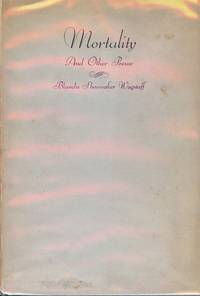 MORTALITY AND OTHER POEMS by WAGSTAFF, Blanche Shoemaker - 1930