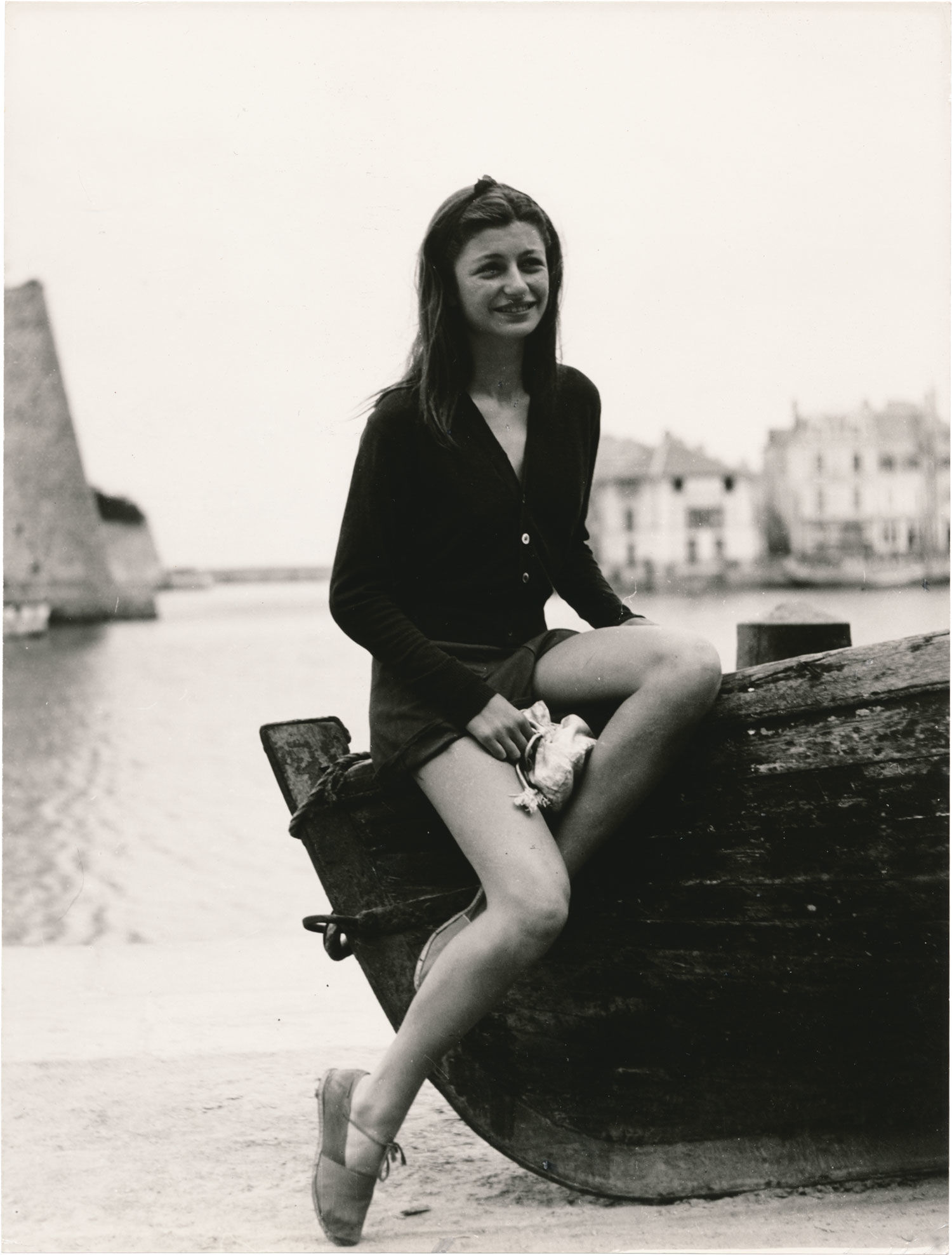 Original photograph of Anouk Aimee, circa 1947 by Anouk Aimee (subject