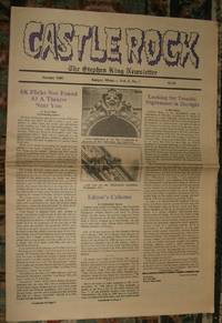 cover of Castle Rock Vol. 5 No.1 Stephen King Newsletter Jan. 1989 Mallwalkers, Fear