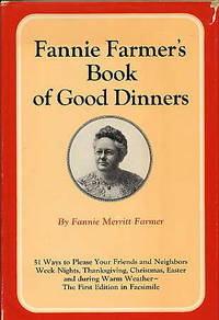 image of Fannie Farmer's Book of Good Dinners.