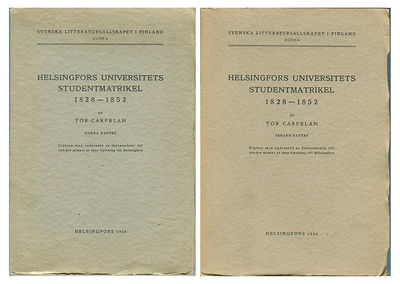 Helsingfors universitets studentmatrikel…