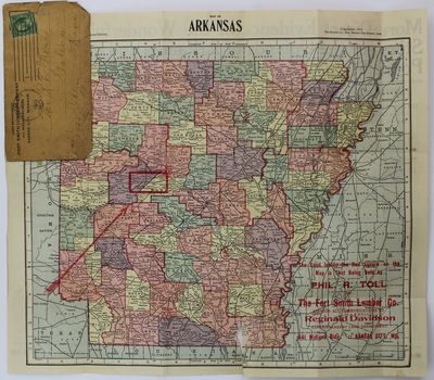Map of Arkansas [caption title]