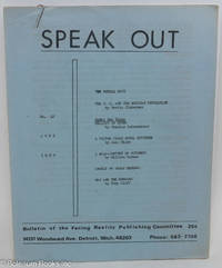 cover of Speak Out. No. 12 (June 1967)