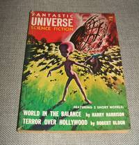 Fantastic Universe Science Fiction for June 1957 by Edited by Hans Stefan Santesson with Stories by Harry Harrison , Robert Bloch , Harlan Ellison and others - 1957