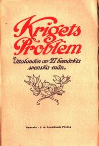 Krigets problem. Uttalanden av 27 bemärkta…