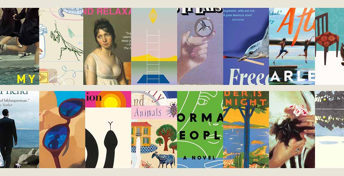display of book covers of great summer reads