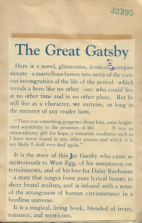 copy of the blurb on the Great Gatsby